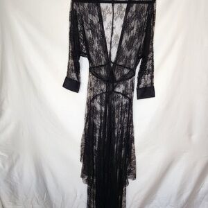 Maje Elegant Black Lace Dress